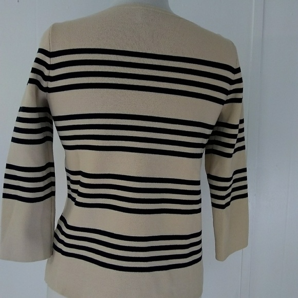 J. Crew Pullover Strip Top - Picture 2 of 8
